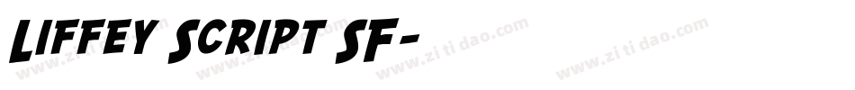 Liffey Script SF字体转换